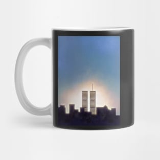 Twin Towers (blue version) Mug